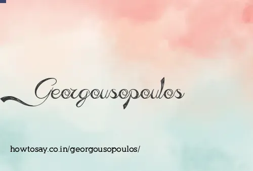 Georgousopoulos
