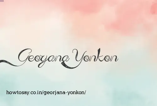 Georjana Yonkon