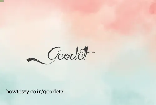 Georlett