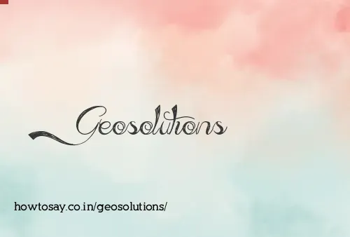 Geosolutions