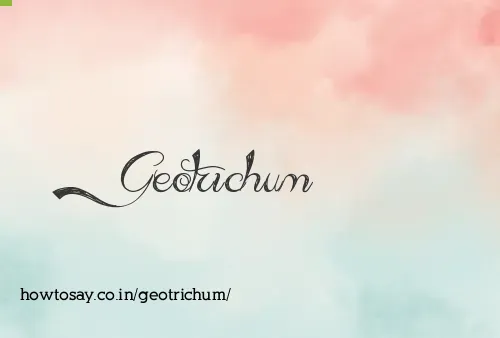 Geotrichum