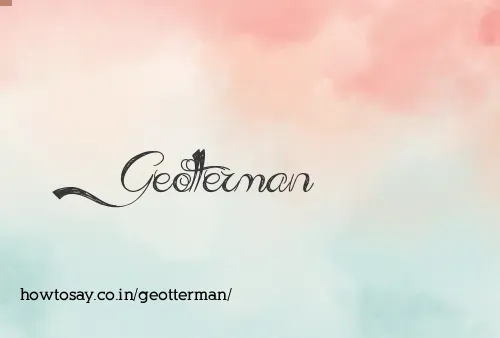 Geotterman