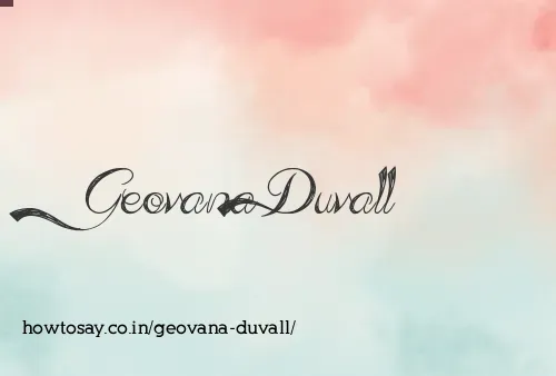 Geovana Duvall