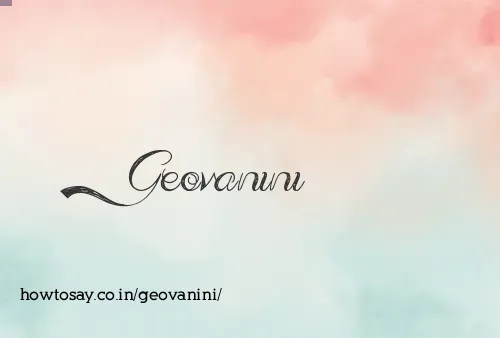 Geovanini
