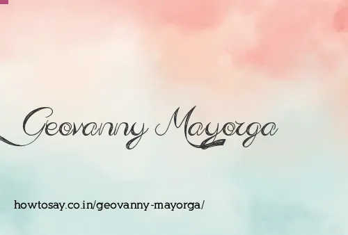 Geovanny Mayorga
