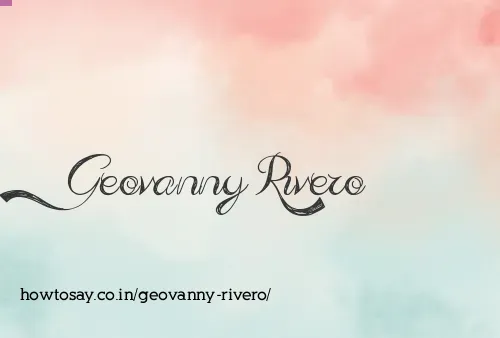 Geovanny Rivero