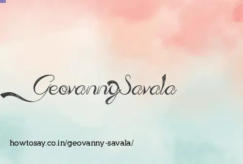 Geovanny Savala