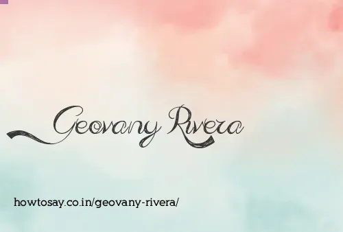 Geovany Rivera