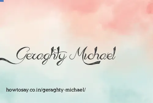 Geraghty Michael