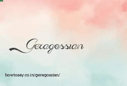 Geragossian