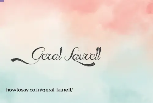 Geral Laurell