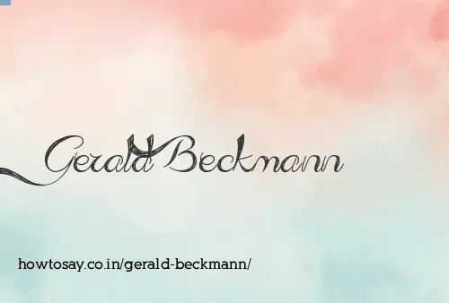 Gerald Beckmann
