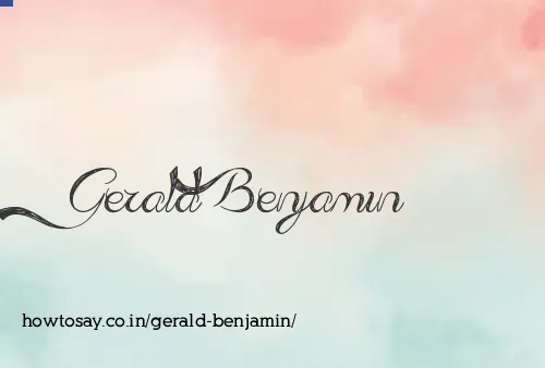 Gerald Benjamin