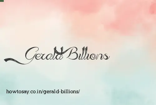 Gerald Billions