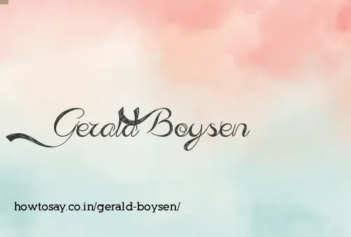 Gerald Boysen
