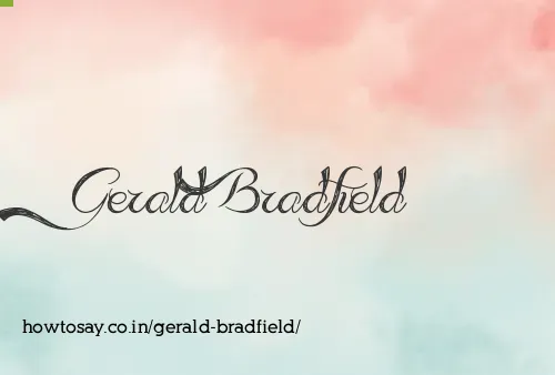 Gerald Bradfield