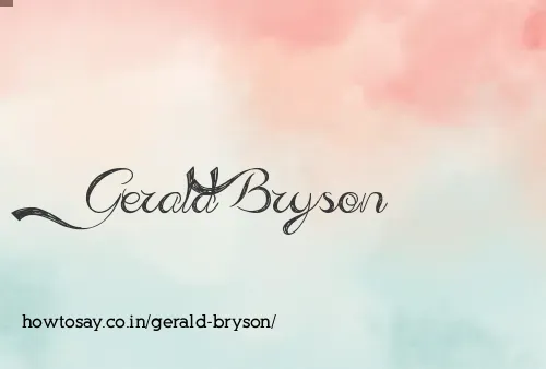 Gerald Bryson