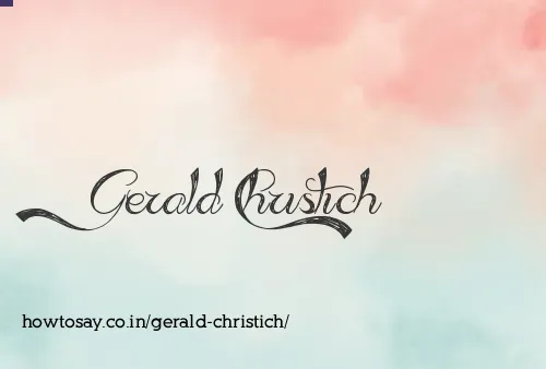 Gerald Christich