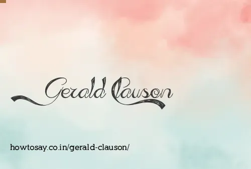 Gerald Clauson