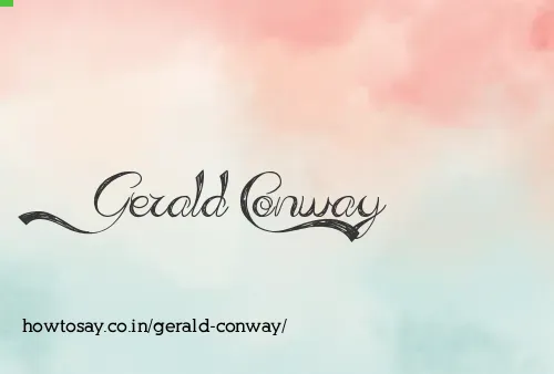Gerald Conway