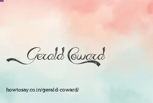 Gerald Coward