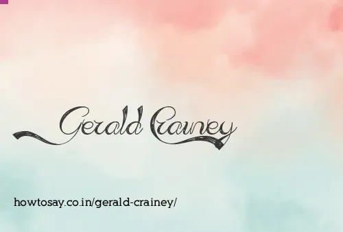Gerald Crainey
