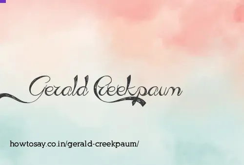 Gerald Creekpaum