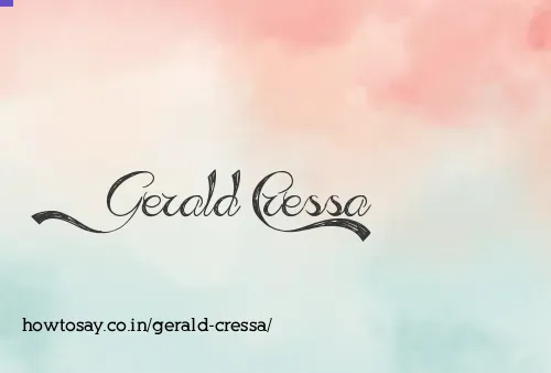 Gerald Cressa