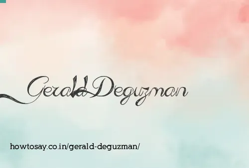 Gerald Deguzman