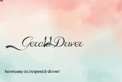 Gerald Driver