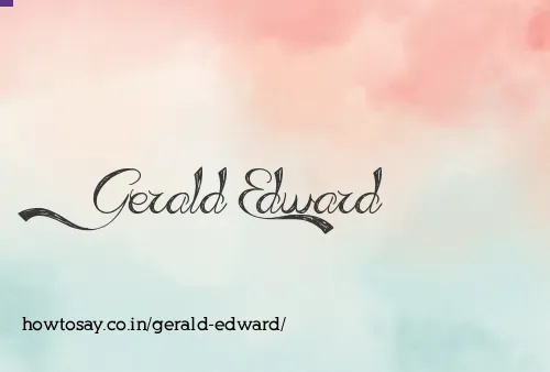 Gerald Edward