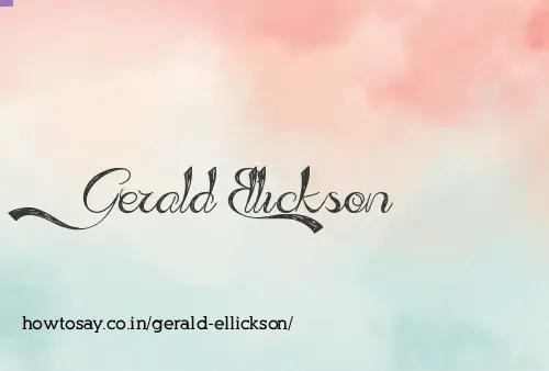 Gerald Ellickson