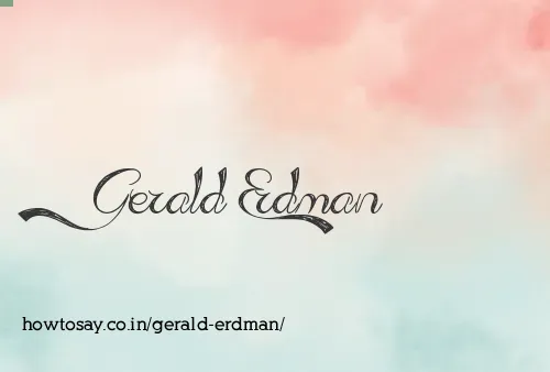 Gerald Erdman