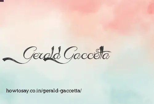 Gerald Gaccetta
