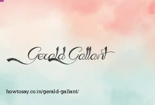 Gerald Gallant