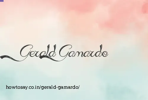 Gerald Gamardo