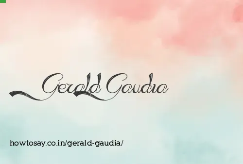 Gerald Gaudia