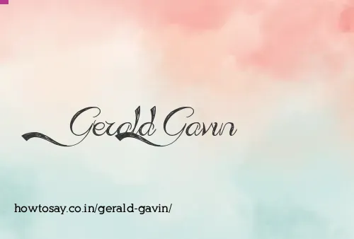 Gerald Gavin