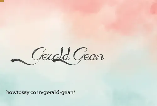 Gerald Gean