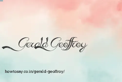 Gerald Geoffroy
