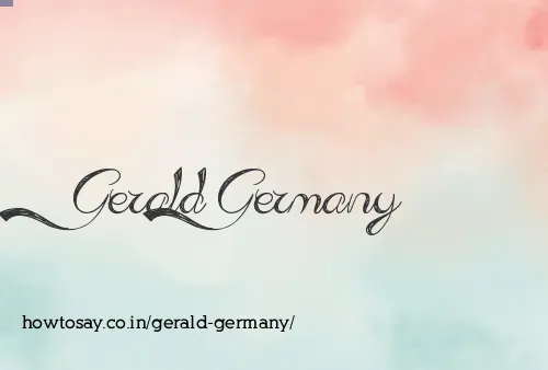 Gerald Germany