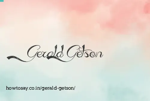Gerald Getson