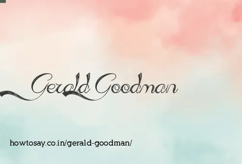 Gerald Goodman