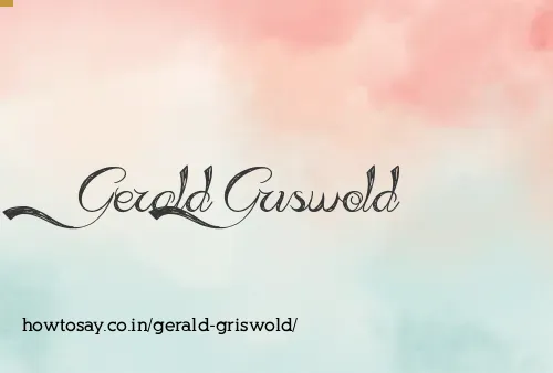 Gerald Griswold