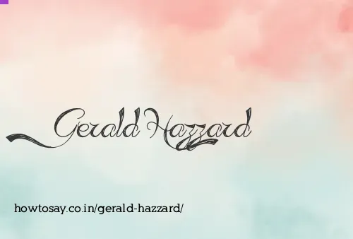 Gerald Hazzard