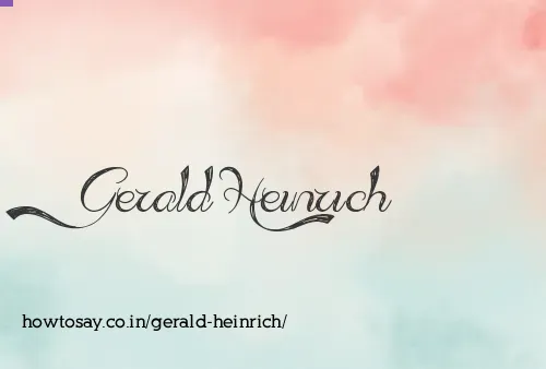 Gerald Heinrich