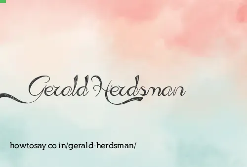 Gerald Herdsman