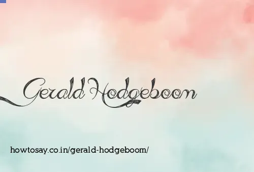 Gerald Hodgeboom