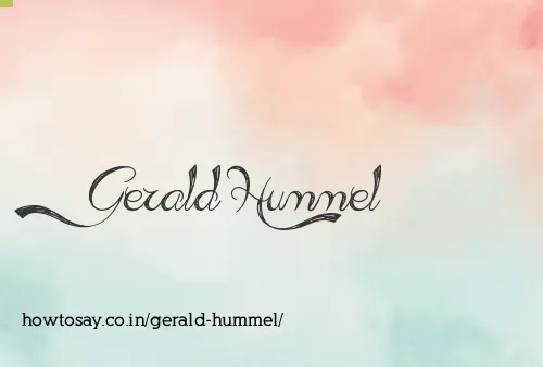 Gerald Hummel