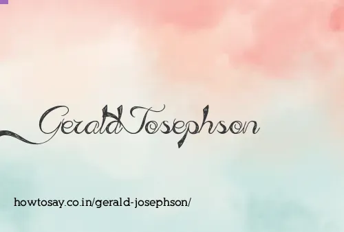 Gerald Josephson